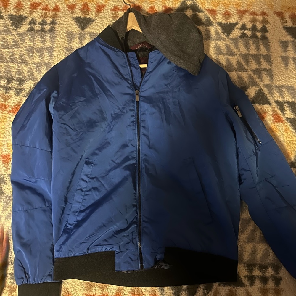 Zara Man’s hooded bomber jacket